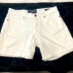 Lucky brand Abbey white denim shorts